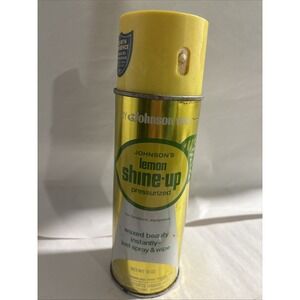 Vintage FULL Johnson Wax Shine-Up Spray Cleaner Wax Protects  15 oz